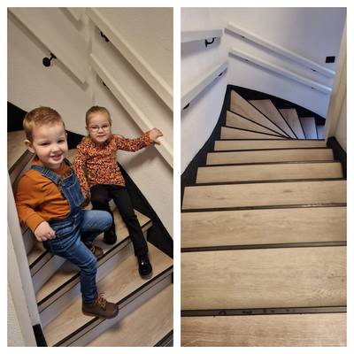 Mooi resultaat van wensboom: Bornse Lotte (3) kan de trap weer op en af