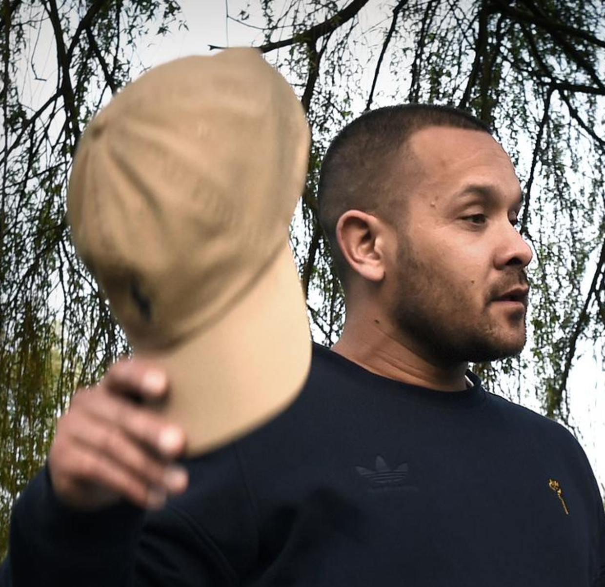 Rapper Nosa deed een herexamen Nederlands. Beeld  Marcel van den Bergh / de Volkskrant