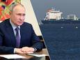 De Russische president Poetin kan de olie-inkomsten gebruiken om de oorlog in Oekraïne te financieren.