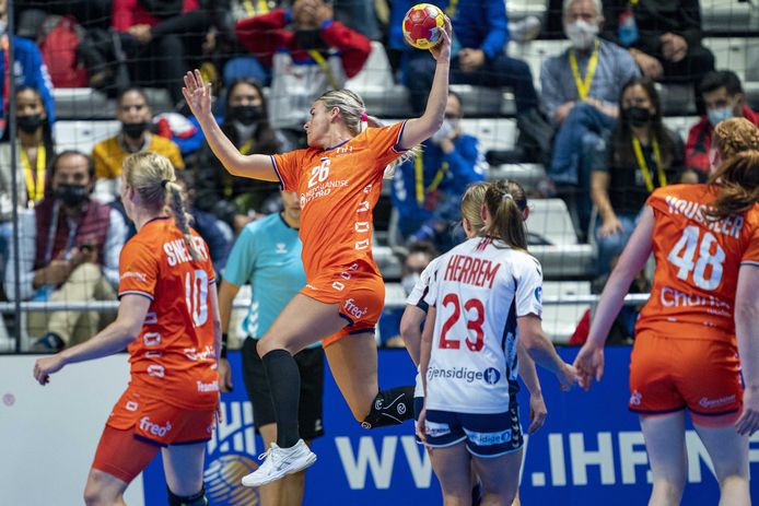 De handbaldames op archiefbeeld.