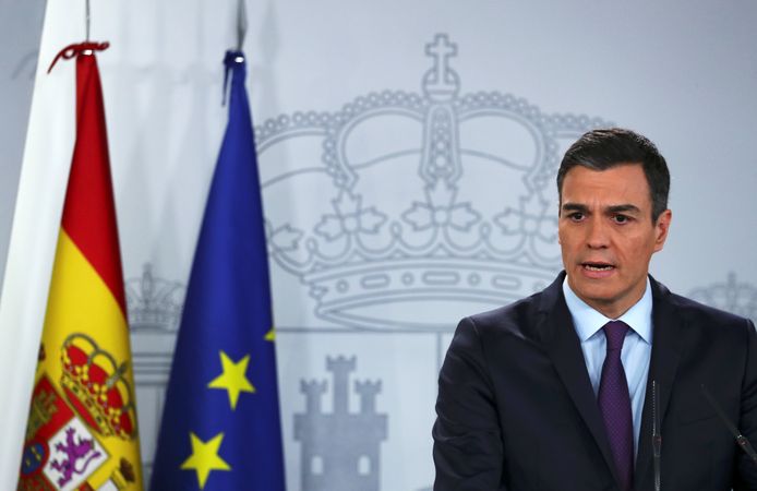Pedro Sánchez staat sinds vorig jaar aan het hoofd van een minderheidsregering.
