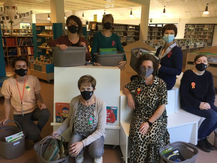 De medewerkers van de bibliotheek in Torhout zijn er klaar voor.