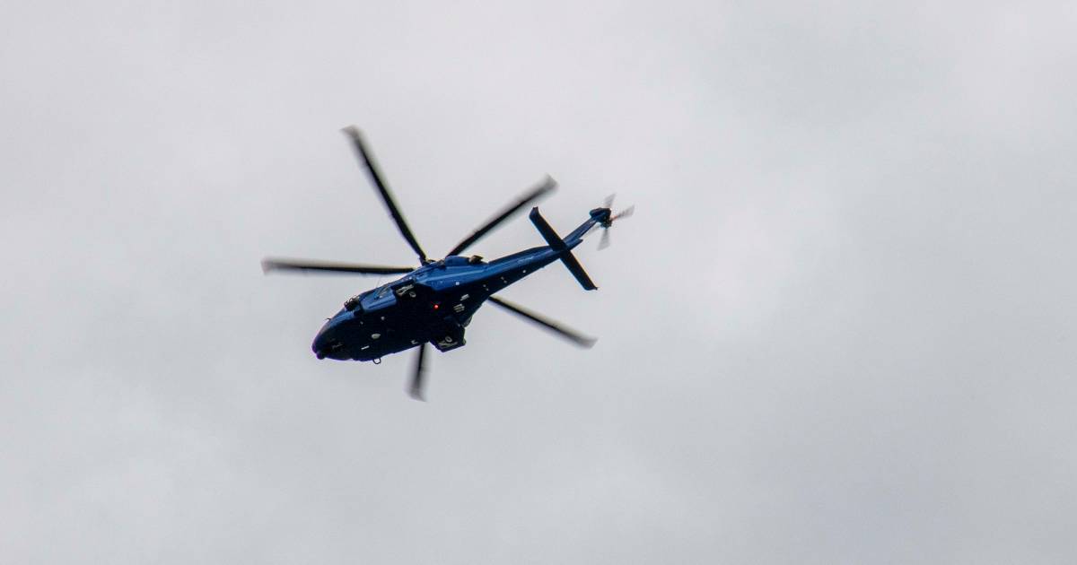 ‘Wat doet die helikopter boven m'n