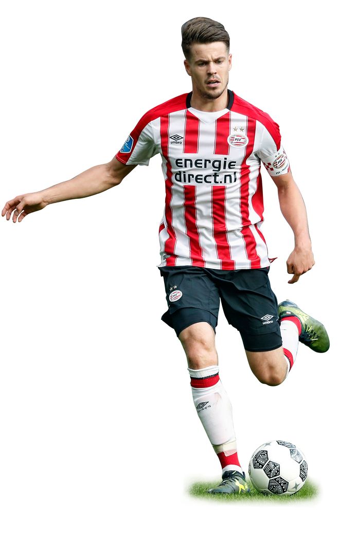 Marco van Ginkel bij PSV-Feyenoord.