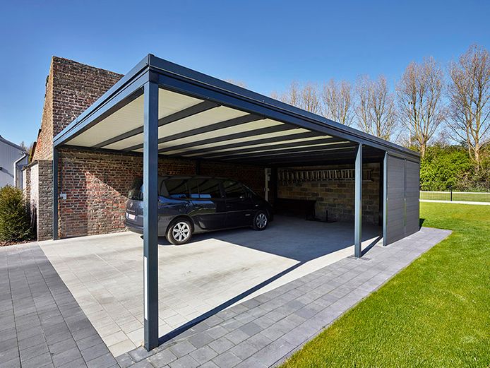 Carport plaatsen: zoveel je ervoor | WOON. | hln.be