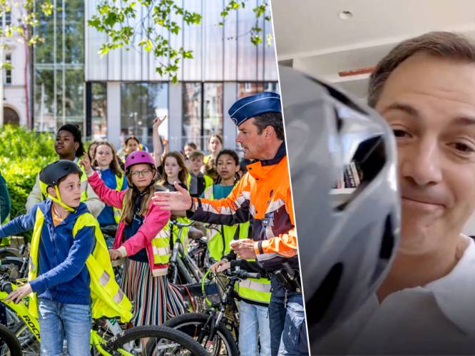 “Gelukkig had ik een helm op”, zegt De Croo. Maar waarom is die niet verplicht? “1 op de 3 dode fietsers zou dan nog leven”