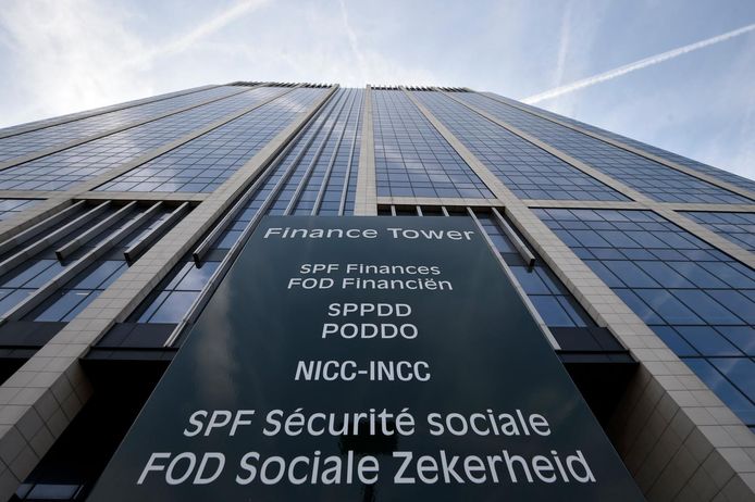 De Finance Tower in Brussel waar de FOD Sociale Zekerheid is gevestigd.