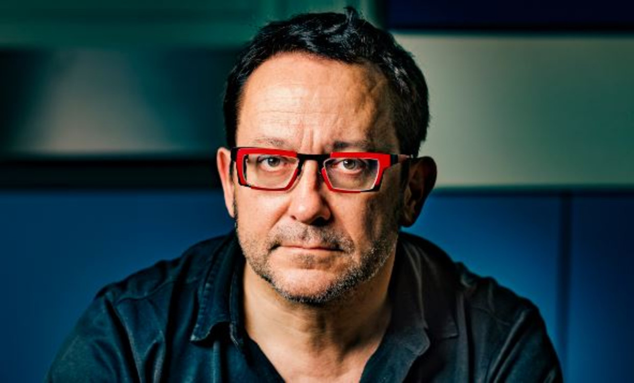 Tom Lanoye: ‘Iemand die niet leest, droogt op.’ Beeld Arthur Los