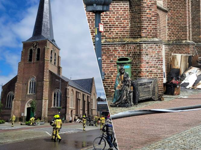 Brand in kerk in Eindhout: parket start onderzoek. Kerkdiensten kunnen voorlopig niet doorgaan