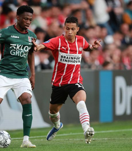 PSV wint moeizaam van NEC en weet dat het dit seizoen als tweede zal eindigen 