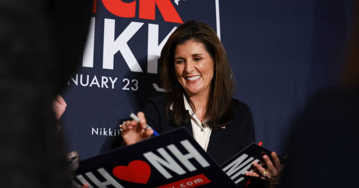 Republican candidate Nikki Haley does not want to become vice president if her rival Trump wins  outside