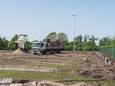De werken op sportpark Kattegat zijn gestart.
