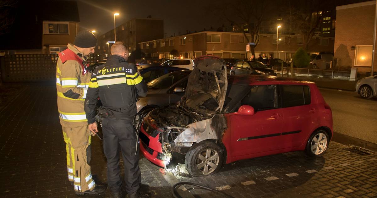 Autobrand In Utrechtse Wijk Kanaleneiland 