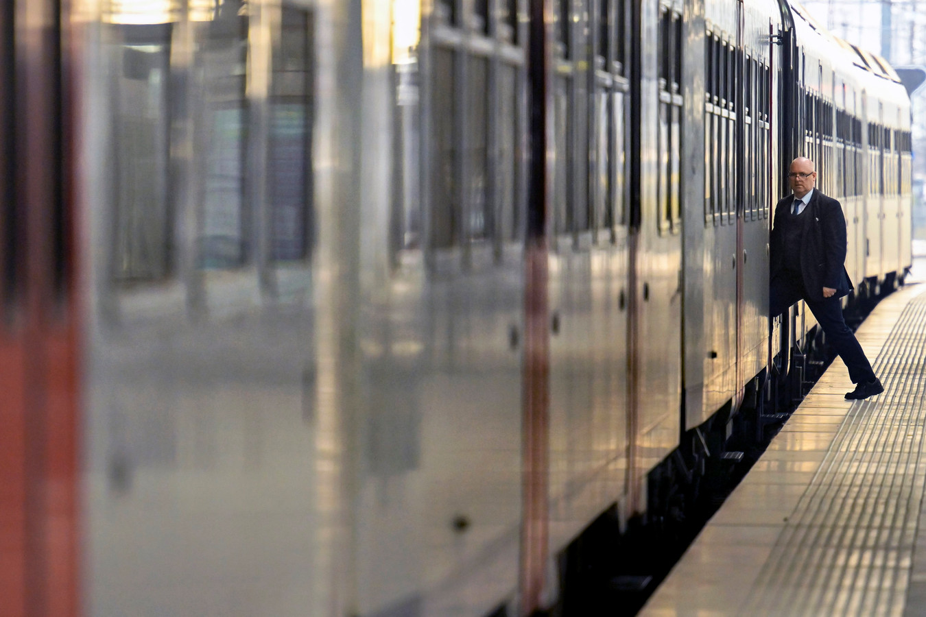 La gare de Louvain, ce mardi.