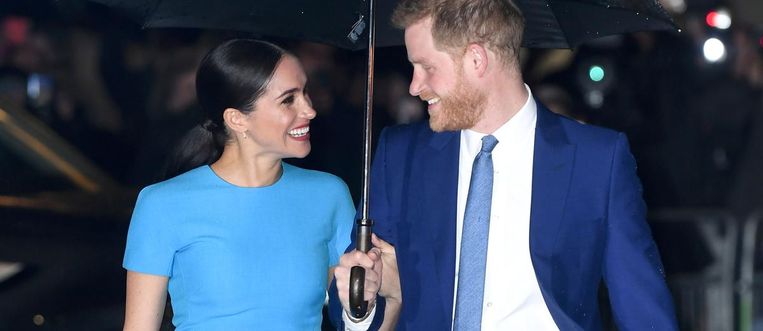 Lief: dít is de kerstkaart van prins Harry en Meghan Markle met de eerste foto van hun dochtertje Lilibet Beeld Brunopress