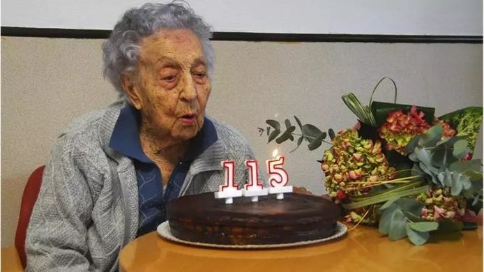 María Branyas Morera (115) uit Spanje is nu officieel de oudste persoon ter wereld.