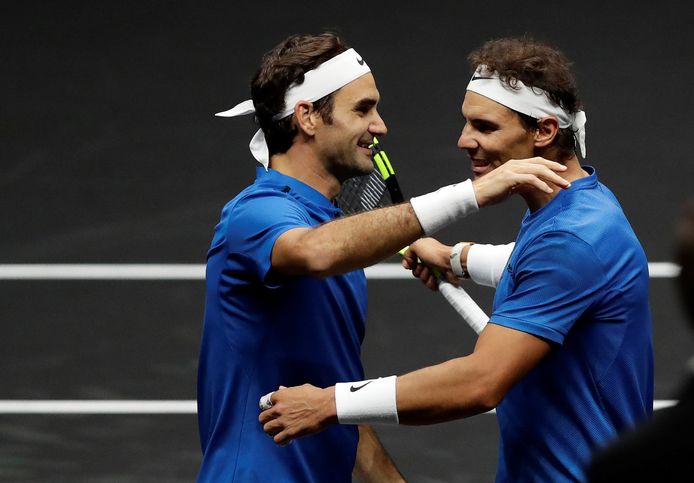 Roger Federer en Rafael Nadal.