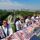 Laatste keer 'Dinner in the sky' aan Atomium