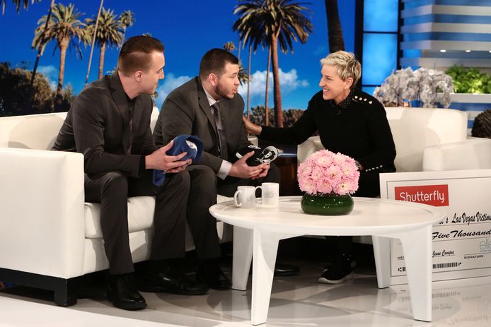 Stephen Schuck en Jesus Campos waren vorige week te gast bij Ellen DeGeneres.
