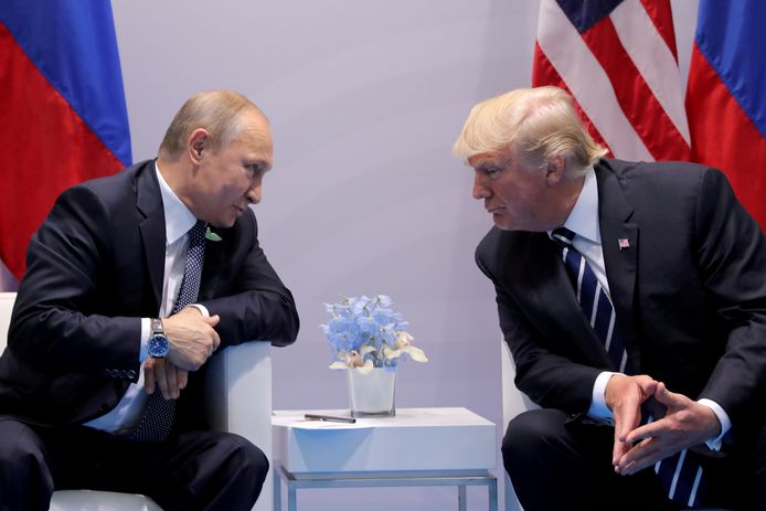 Poetin en Trump op de G20.