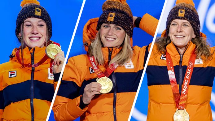 Suzanne Schulting, Irene Schouten en Ireen Wüst.