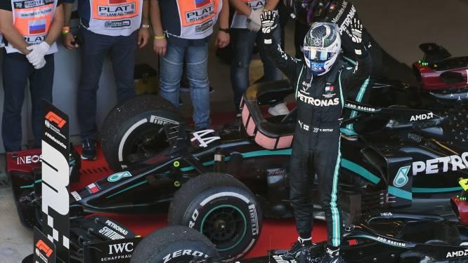 Verstappen knap tweede in Rusland, negende GP-zege voor Bottas
