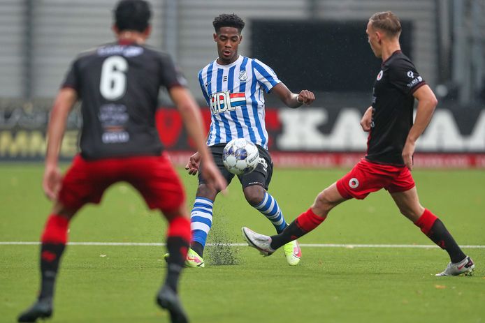 Collin Seedorf, zaterdag matchwinner namens FC Eindhoven tegen hoogvlieger Excelsior