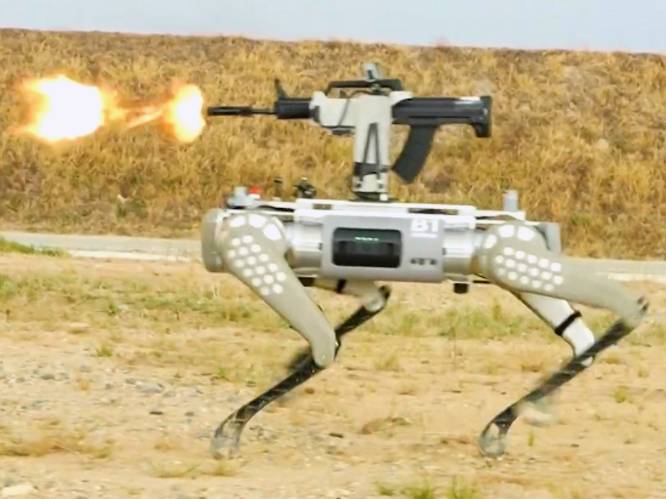 
KIJK. Robothond met mitrailleur is geen fictie meer in China