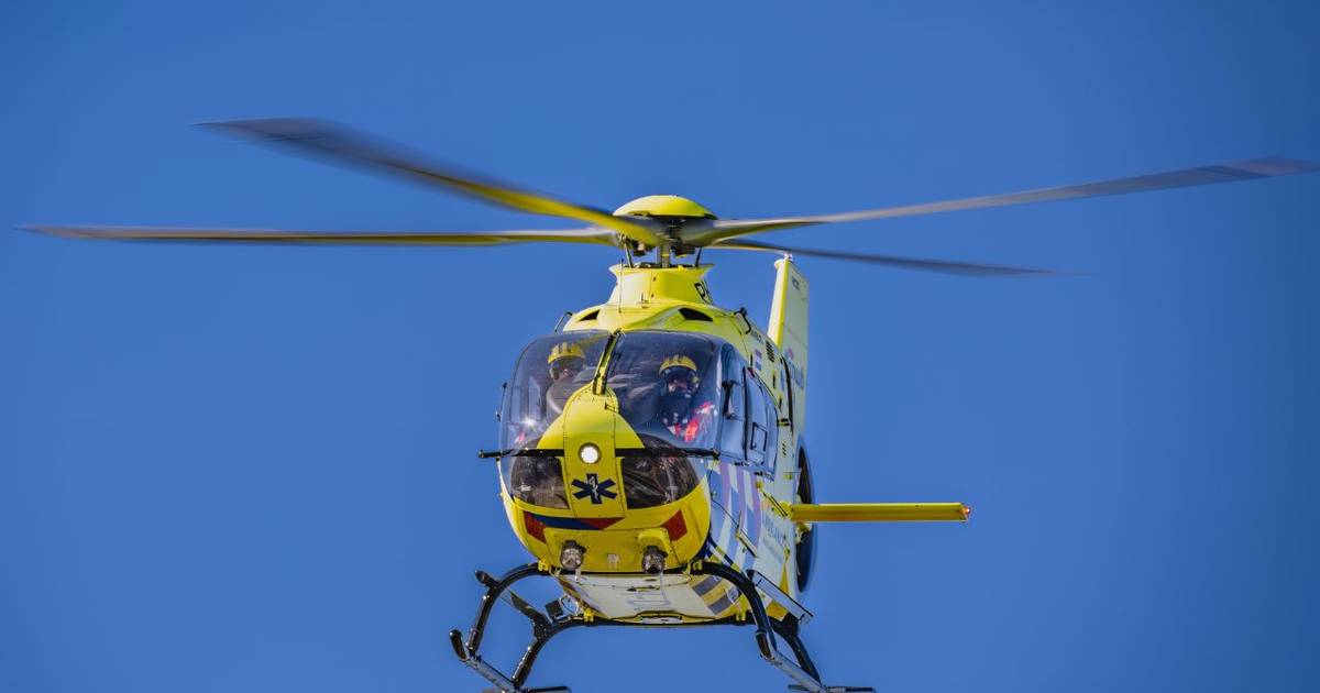 Traumahelikopter ingezet voor ongeval met letsel op N322 in Giessen