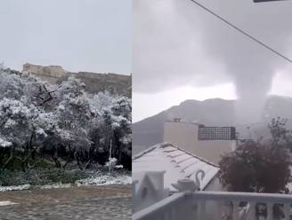 Beelden tonen wervelwind tijdens sneeuwval in Griekenland, wetenschapsjournalist Martijn Peters: “Echt spektakel”