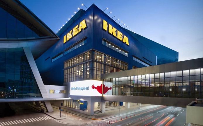 De grootste Ikea ter wereld in winkelcentrum Mall of Asia in Manilla.