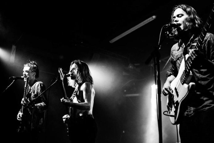 De Meltheads tijdens een van hun concerten.