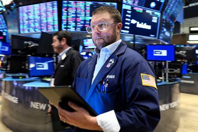Forse verliezen op aandelenbeurzen New York door rentezorgen