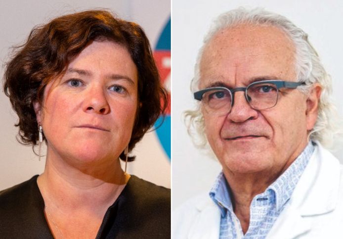 Margot Cloet (Zorgnet-Icuro) en Marc Noppen (UZ Brussel)