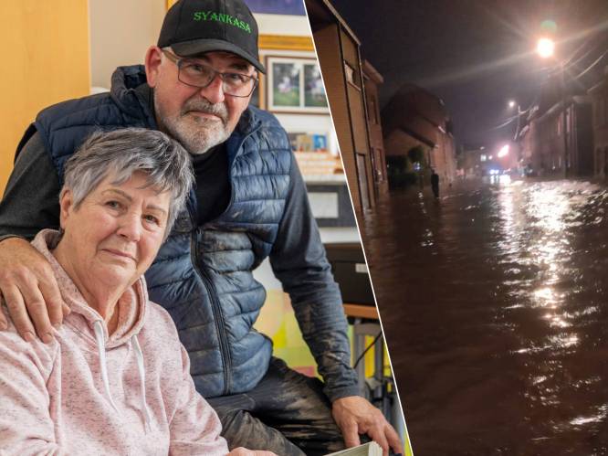 Albert (69) en Marlies (79) krijgen al derde keer water in huis na overstroming: “Het ging zo snel. In een kwartier stond het water al kniehoog”