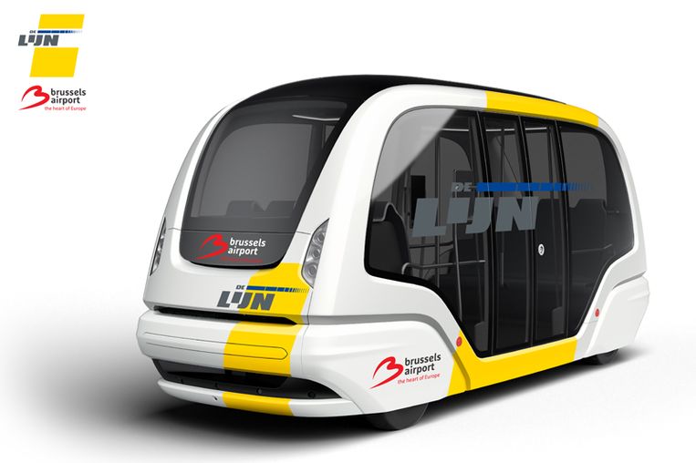 Begin 2020 eerste tests met zelfrijdende bus op luchthaven Zaventem