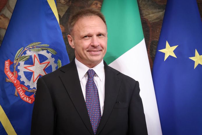 De Italiaanse minister van Landbouw Francesco Lollobrigida.