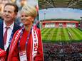 Antwerp-baas Paul Gheysens en zijn vrouw Ria op de Bosuil.