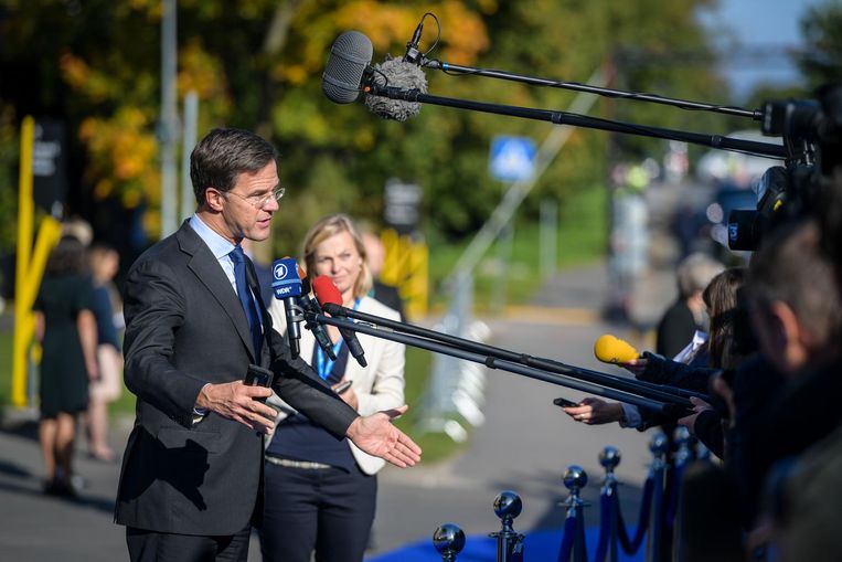 Premier Mark Rutte. Beeld AFP