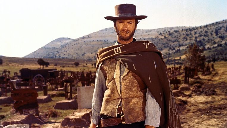 Clint Eastwood in A Fistful of Dollars Beeld 