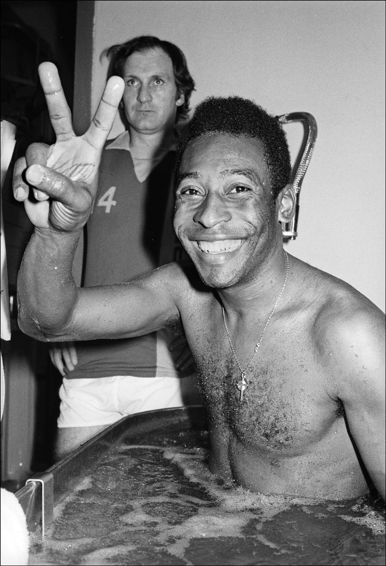 Bij New York Cosmos, juli 1975. Beeld Photo News