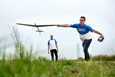 Vincent is de beste modelzweefvlieger van de wereld