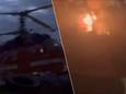KIJK. Oekraïne meldt vernietiging van Russische legerhelikopter op vliegveld in Moskou: beelden tonen hoe toestel in brand vliegt