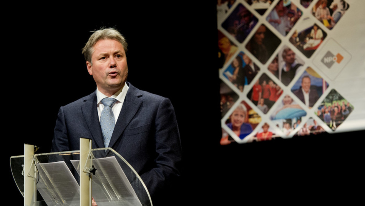 NPO-baas Henk Hagoort pleit voor een variant op het aloude kijk- en luistergeld. Beeld anp