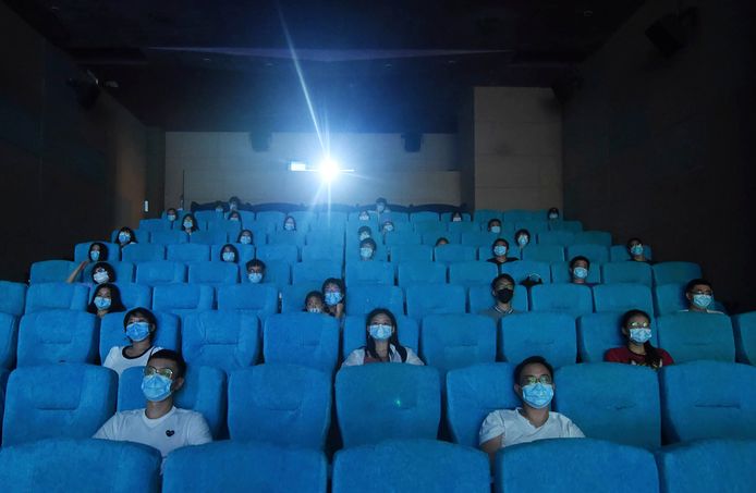 Een bioscoop in China.