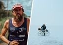 Jonas Deichmann trok zwemmend, fietsend en lopend de wereld rond.