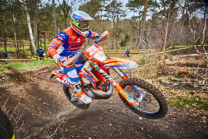 Routinier en meervoudig ONK-winnaar Mark Wassink reed op de Zuurberg niet meer zo hard als voorheen.