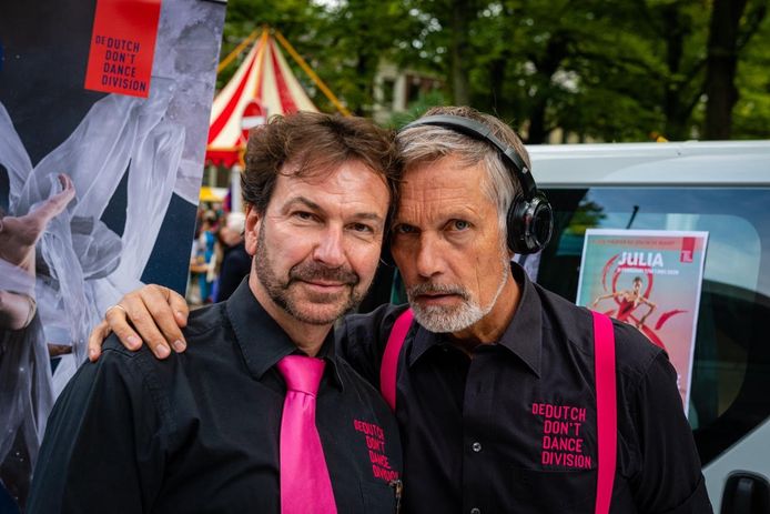 Artistiek leiders Thom Stuart (links) en Rinus Sprong.