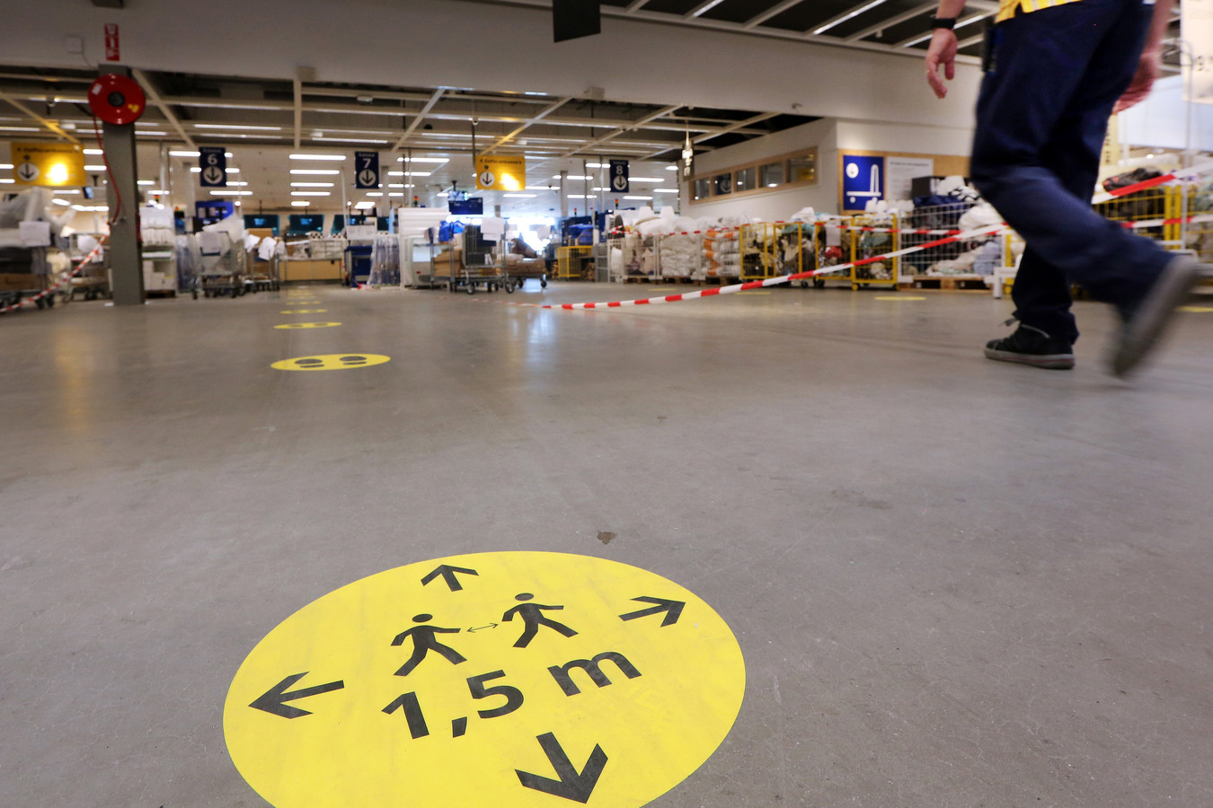 Voorbode voor aan heropende IKEA-winkels in Nederland | Foto | hln.be