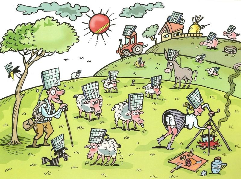 Cartoons over energie in De Markiezenhof | Foto | bndestem.nl